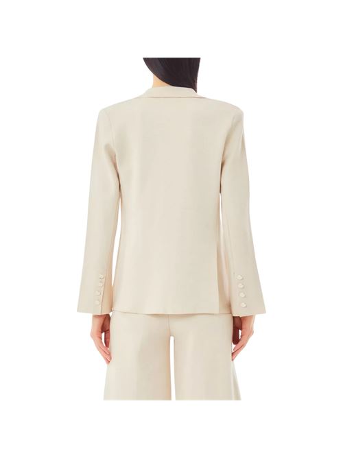 Women's Light Beige Knit Jacket Liu Jo | CA5046MS74P.X0659